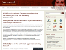 Tablet Screenshot of doorneweerd.nl